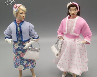 Melody Jane Dollhouse Modern Woman In Bolero - 1:12 Scale Porcelain Doll