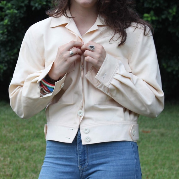 Vintage Creme Beige Escada Jacket - image 6