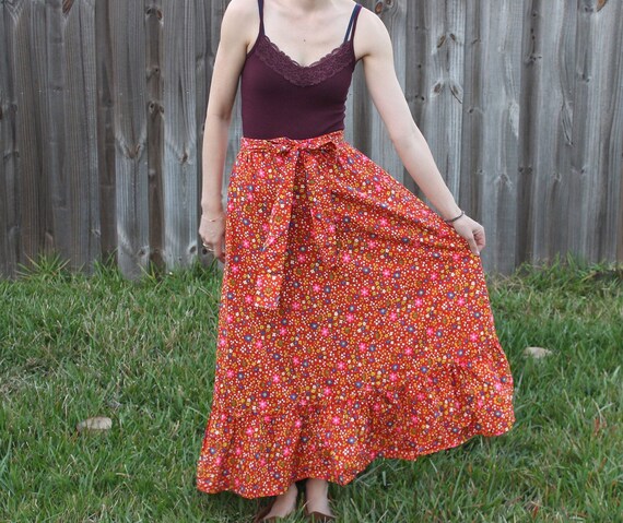 Floral Vintage Maxi Skirt by Fritzi - image 3