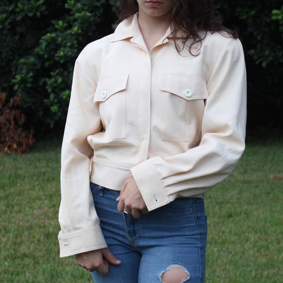 Vintage Creme Beige Escada Jacket - image 3