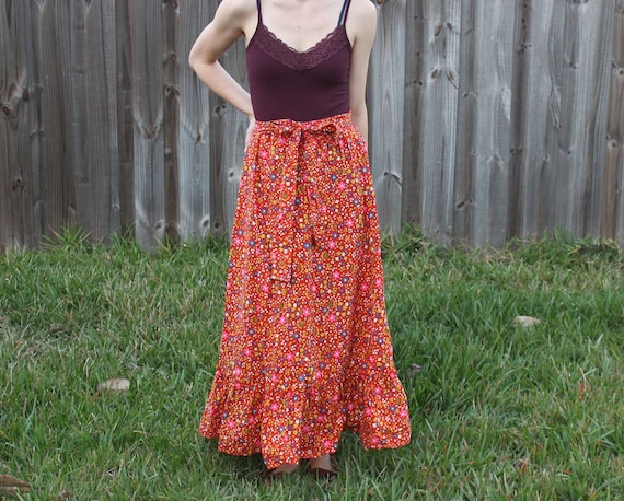 Floral Vintage Maxi Skirt by Fritzi - image 1