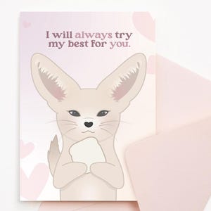 DIGITAL DOWNLOAD Liebevolle Karte | Versuchen Sie immer mein Bestes für Sie | Beste Freunde Karte | Jeongin FoxI.Ny Skzoo