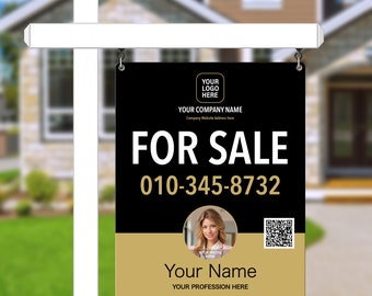 Custom Real Estate Sign | 24x30" Double-Sided PVC Sign