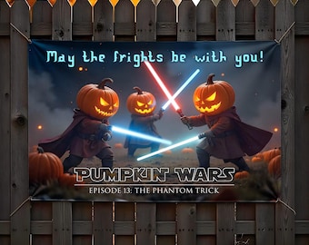 Star Wars Halloween Banner, 13oz Scrim Vinyl, Indoor/Outdoor