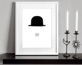 You'll never find a rainbow... Chaplin Series. Printable and decorative wall art. Instant Download for 3 High Resolution JPEG files.