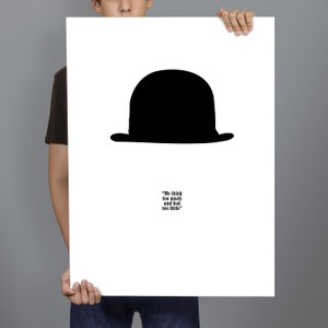 We think too much... Chaplin Series. Printable and decorative wall art. Instant Download for 3 High Resolution JPEG files. image 2