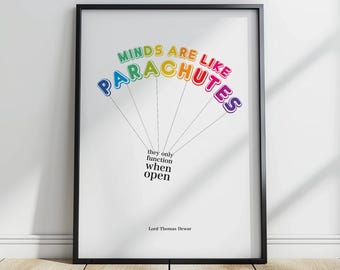 Thomas Dewar Quote Print, Inspirational Wall Art (Digital Download)