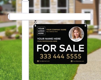 Custom Real Estate Sign | 24"x18" PVC, Double-Sided