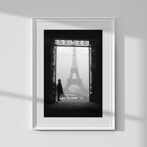 EIFFEL TOWER Fine Art, Vintage Photography, Paris Wall Art, Printable Fine Art, Vintage Wall Art, Wall Decor, Instant Download
