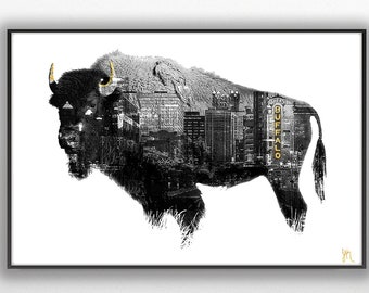 Buffalo NY Custom Graphic Print Wall Art