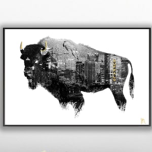 Buffalo NY Custom Graphic Print Wall Art