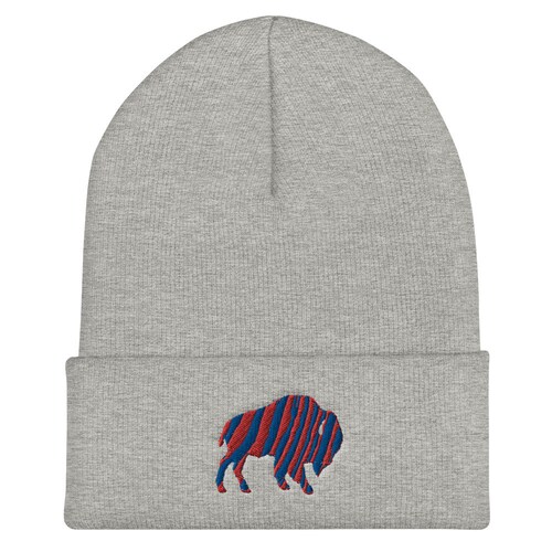 Buffalo Bills Zubaz Cuffed Beanie Winter Knit Hat Etsy