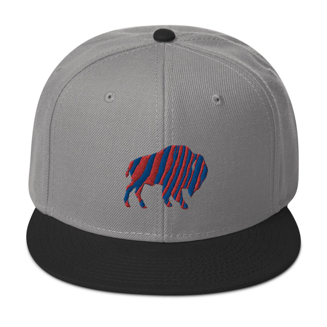 Buffalo Bills Zubaz Snapback Hat Wide Brim Cap Etsy