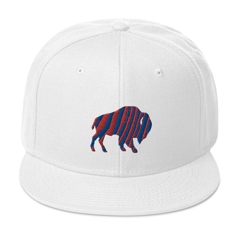 Buffalo Bills Zubaz Snapback Hat Wide Brim Cap Etsy