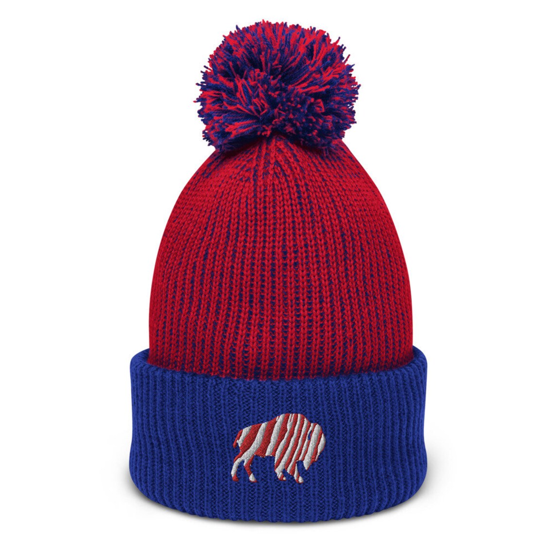Buffalo Bills Zubaz Pompom Beanie Winter Knit Hat Etsy Denmark