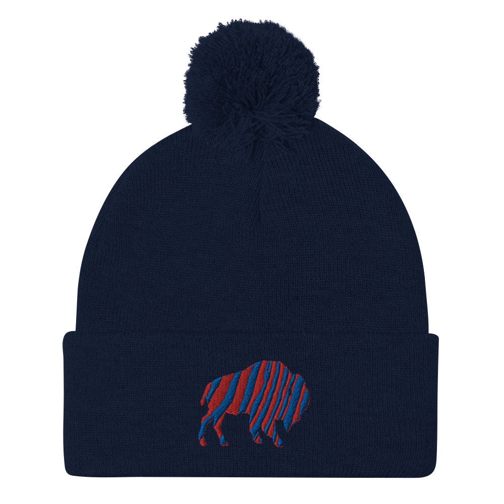 Buffalo Bills Zubaz Pom-pom Beanie 