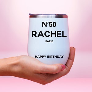 50th Birthday Wine Tumbler For Men And Women 50th Birthday Gift, 50th Birthday Cups, 50th Tumblers, 50th Wine Tumbler For Men And Women