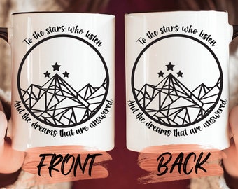Acotar Mug, Acotar Velaris Mug For A Court Of Thorns And Roses Fans’ Christmas Gift, Night Court, Bookish Mug, Velaris Mug For Men And Women