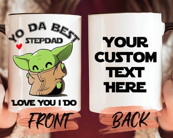 Caneca "Yo Da Best Stepdad" para presente de Dia dos Pais, Presente para Padrasto, Caneca para o Dia dos Pais, Presentes para Padrastos, Presente para Pais Adotivos, Caneca para Padrastos