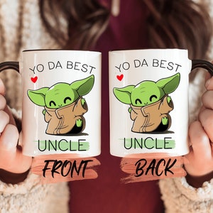 Leveled Up To New Uncle Mug, Yo Da Best Uncle Mug For Uncle Christmas Gift, Gifts For Uncle, Uncle Gift, Promoted To Uncle For Future Uncle