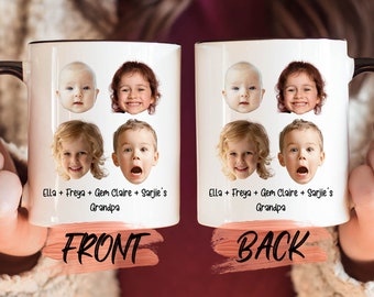 Babies Face Mug, Photo Gift Mug For Grandparents Birthday, Custom Photo Mug, Baby Face Gift Mug, Baby Photo Gift Mug, Baby Face Coffee Mug
