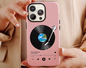Music Vinyl Phone Case, Custom Music Cellphone Case For Men And Women Christmas Gift, Custom Phone Case, Music Phone Case For Music Lovers