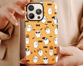 Cute Ghost Phone Case, Ghost Phone Case For Men And Women Birthday Gift, Halloween Phone Case, Cute Spooky Halloween Phone Case For Him/Her