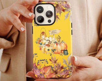 Cute Autumn Phone Case, Autumn Phone Case For Men And Women Christmas Gift, Fall Phone Case, Pumpkin Phone Case, Fall Vibes Case For Her