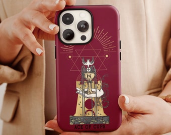 Ace Of Cups Phone Case, Tarot Card Phone Case For Men And Women Christmas Gift, Tarot Card Case, Astrology Phone Case For The Collectives