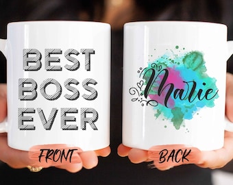 Boss Gift, Best Boss Ever Mug For Boss Birthday, Gift For Boss, Boss Lady Mug, Boss Lady,  Funny Boss Mug, Personalized Mug Gift For Women