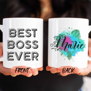 Boss Gift, Best Boss Ever Mug For Boss Birthday, Gift For Boss, Boss Lady Mug, Boss Lady,  Funny Boss Mug, Personalized Mug Gift For Women