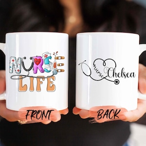 Nurse Gift, Nurse Life Mug For Newly Graduated Nurse Graduation, New Graduation, Gift For Nurse, Nurse Grad Gift For Registered Nurse
