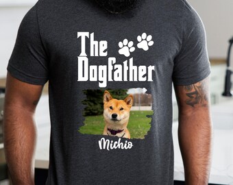 The Dog Father Shirt, Custom Dad Gift Shirt For Dog Lover Father’s Day Gift, Dogfather Shirt, Dog Owner Shirt, Dog Dad Gift, Dog Dad T Shirt