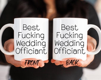 Officiant Geschenk, Hochzeit Officiant Becher für Hochzeit Officiants Hochzeit Party Geschenk, Offician Vorschlag, Danke Geschenk für Officiants