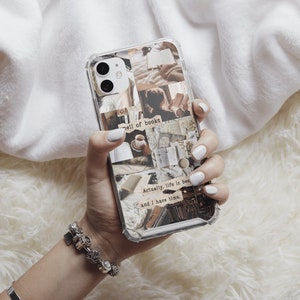Bookworm Art Phone Case, Book Phone Case For Bibliophiles’ Christmas Gift, Bookish Phone Case, Literary Phone Case, Bookworm Case For Women image 2