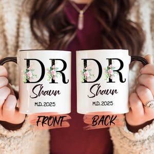 Personalized Doctor Mug Custom Gift, Personalized Doctor Mug For Future Doctors’ Birthday Gift, Doctor Gift, PHD Mug Gift For Men And Women