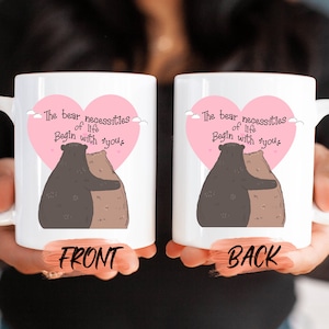 Bear Couple Mug, Bear Coffee Mug For Bear Lovers’ Christmas Gift, Bear Cup, Teddy Bear Mug, Bear Coffee Cup, Cute Bear Mug For Bear Lovers