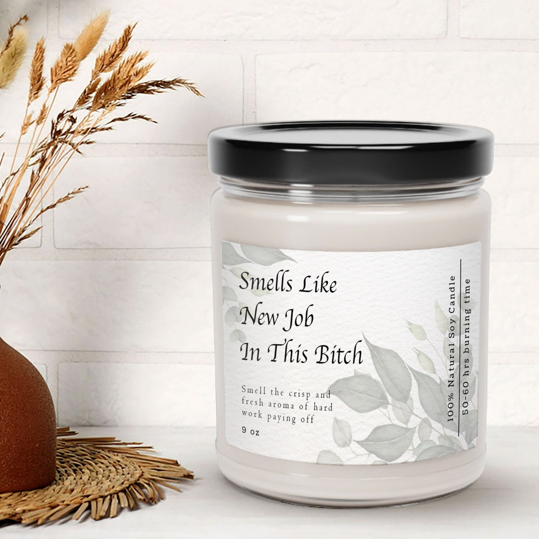Smells Like New Job Candle, Smells Like Scented Candle for Coworker