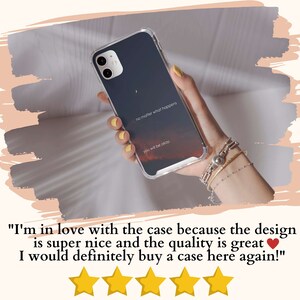 You Will Be Okay Phone Case, Quote Phone Case For Men & Women Christmas Gift, Self Love Gift, Quotes Phone Case, Minimalist Case For Him/Her image 7