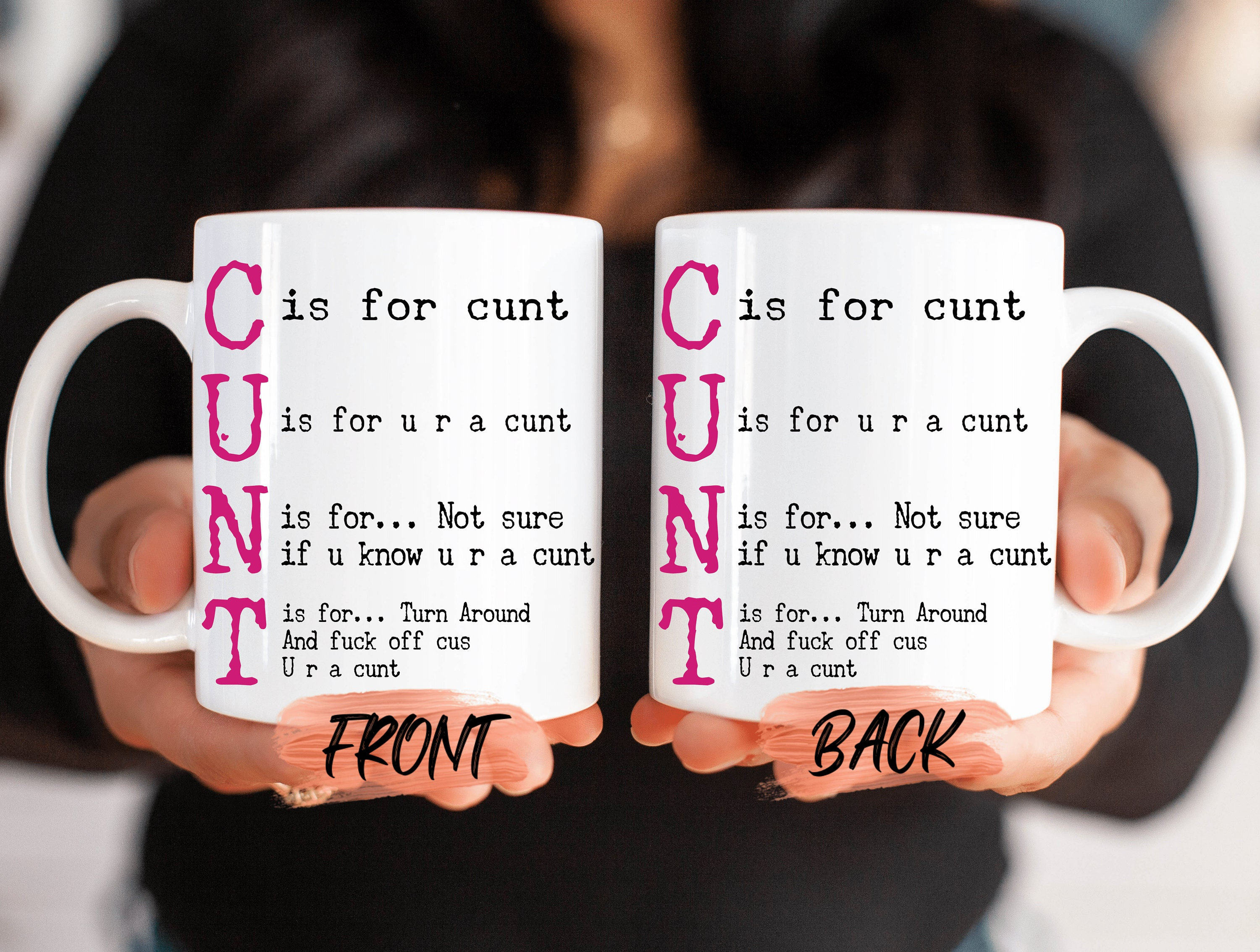 Funny Cunt Sarcastic Mug, C is for Cunt Mug for Friends Christmas Gift,  Sarcastic Mug, Cunt Coffee Cup, Cunt Coffee Mug for Men and Women - Etsy