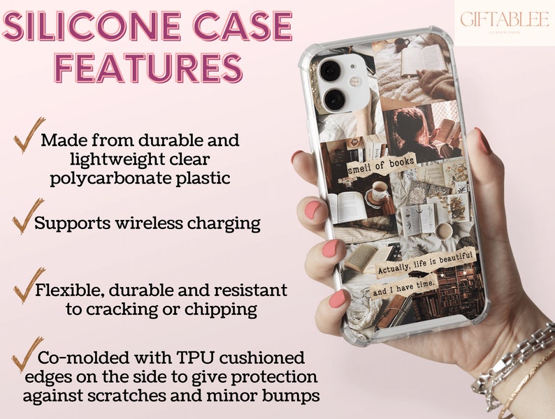 Bookworm Art Phone Case, Book Phone Case For Bibliophiles’ Christmas Gift, Bookish Phone Case, Literary Phone Case, Bookworm Case For Women image 5