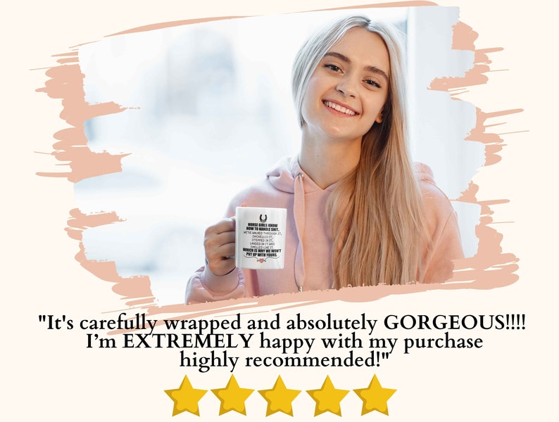 Horse Mug, Funny Horse Mug For Horse Owner Woman Birthday, Funny Horse Gift, Horse Gift For Women, Horse Mom Gifts For Her image 6