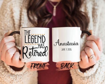 Die Legende ist im Ruhestand Becher, Ruhestand Becher für Männer & Frauen Ruhestand Geschenk, Ruhestand 2026, Lehrer Ruhestand Geschenk Becher, glücklicher Ruhestand Becher
