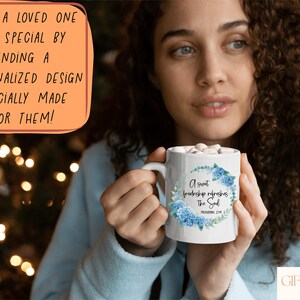甘い友情が魂をリフレッシュするマグカップ、男性と女性へのクリスマスギフトに聖書の言葉が書かれたマグカップ、クリスチャンへの信仰の聖書の言葉が書かれたマグカップ 画像 5