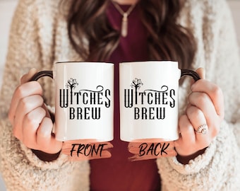 Witches Brew Mug, Witch Halloween Mug For Mystical Fan Halloween Gift, Witch Mug, Halloween Mugs, Witchy Coffee Mug, Spooky Season Mug