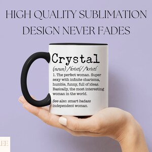 Mug avec nom personnalisé, Mug avec nom personnalisé pour cadeau d'anniversaire de maman, Mug avec nom personnalisé, Mugs avec nom personnalisé pour femme image 3