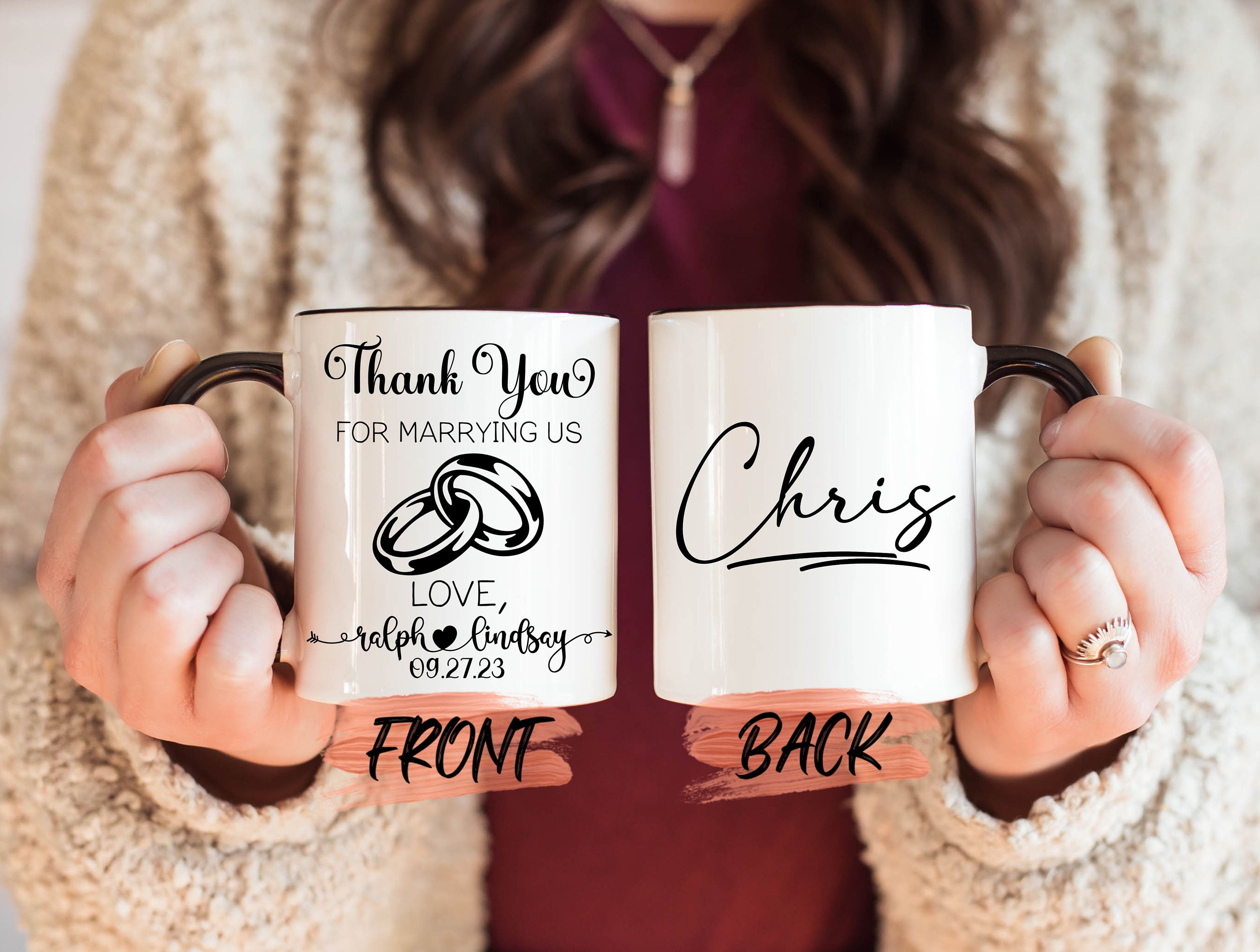 Officiant Gift, Thank You for Marrying Us Mug for Wedding Officiant Wedding  Day, Officiant Gift, Officiant Mug, Wedding Officiant Men Women - Etsy, image size:3000x2267