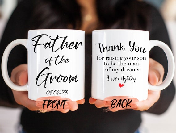 Custom Coffee Travel Mug for Men, 15 Oz First Wedding Gift Anniversary for  Him, Husband, Groom Son in Law Wedding Gift Personalized 