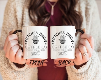 Witches Brew Coffee Co Mug, Witch Halloween Mug For Mystical Fan Halloween Gift, Witch Mug, Witchy Coffee Mug, Halloween Mugs For Women