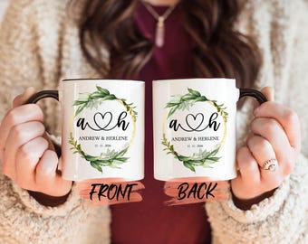 Couple Wedding Gift Mug, Custom Wedding Day Mug For Couple Wedding Day, Mr And Mrs Mug, Wedding Couple Mugs, Bride And Groom Cup For Him/Her
